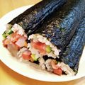 ナツ☆ママ's cooksnap of when they made 【恵方巻き・太巻き】具沢山！海鮮巻き.