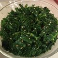 グランドフォークス's cooksnap of when they made ケールのナムル.
