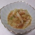 きらり流れ星's cooksnap of when they made レンジで簡単！白菜の煮物☆お弁当.