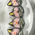 kanno_aki's cooksnap of when they made 【恵方巻き】簡単に作れる鬼の飾り巻き寿司.
