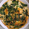 クック4C4DBF☆'s cooksnap of when they made 簡単　ニラ卵しめじ.