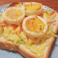 リンリン☆☆☆'s cooksnap of when they made かに玉トースト.