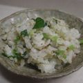 れのっち's cooksnap of when they made 小松菜と大葉のジャコチャーハン.