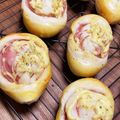 とみまま♡'s cooksnap of when they made ＊ふわっうま　ハムロールパン＊.