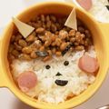 クック甘党。's cooksnap of when they made 節分に♡鬼さん納豆ごはん.