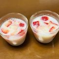 かずちゃんovo's cooksnap of when they made 甘くて美味しい♡簡単いちご牛乳寒天♪♪.