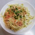 クックVESREV☆'s cooksnap of when they made キャベツと納豆とたくあんのつゆマヨサラダ.