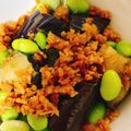 りーとぽん's cooksnap of when they made なすと枝豆のきんぴら☆お弁当.