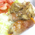 ろーずぃ's cooksnap of when they made ナスと豚肉の巻き巻きはちみつ照り焼き☆.