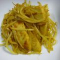 ♪rururu♪'s cooksnap of when they made 節約‼魚肉ソーセージともやしのカレー炒め.