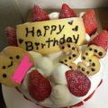 まぁこ＊'s cooksnap of when they made ★誕生日★クッキープレート★.