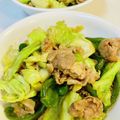 yu🐓's cooksnap of when they made 簡単！豚肉キャベツピーマン焼肉のタレ炒め.