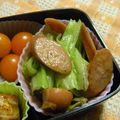 こうまさmam's cooksnap of when they made 弁当ｷｬﾍﾞﾂとｳｲﾝﾅｰのｶﾚｰ炒め.