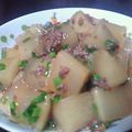 rumire's cooksnap of when they made 大根と豚肉のトロトロ炒め煮.