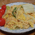 ちょこちょこ♬'s cooksnap of when they made 白菜と明太子の卵炒め.