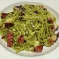 チーズスキヨ's cooksnap of when they made タコのジェノベーゼパスタ.