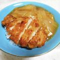 ＠迷子＠'s cooksnap of when they made ＊豚の竜田揚げ＊パーコー飯風＊.