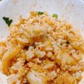黒ごまごまごま's cooksnap of when they made レンジで３分！　驚きの速攻キムチ炒飯♫.