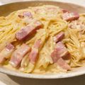 Bettyのｷｯﾁﾝ's cooksnap of when they made 簡単！牛乳と全卵♡カルボナーラパスタ.