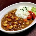 お料理ニャロメ's cooksnap of when they made 市販ルーで☆挽肉と大豆のカレーライス.