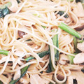 くむちん's cooksnap of when they made 10分！小松菜＆ささみ和風パスタ.