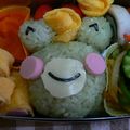 なつあつママ's cooksnap of when they made キャラ弁☆カエル！？.