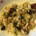 aimy_nh's cooksnap of when they made 魚介のガリバタ醤油炒飯.