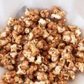 hakobetet's cooksnap of when they made レンジでノンオイル☆ポップコーン.