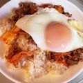 ぴちおさん's cooksnap of when they made 速攻できる！キムチそぼろ丼.
