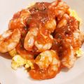 クックWG4NHX☆'s cooksnap of when they made レンジde簡単海老チリ.