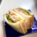 かっちゃん杉's cooksnap of when they made 朝ごはんに♪フライドチキンでサンドイッチ.