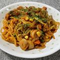 kotokotokoto's cooksnap of when they made ケチャップと卵のとろ～リ*ナポリタン.
