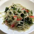 hirosabumi's cooksnap of when they made あと1品☆もやしとわかめのナムル.
