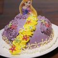 ayamihaママ's cooksnap of when they made ディズニー♡ラプンツェル♡ドレスケーキ.