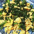 リンリン☆☆☆'s cooksnap of when they made ちぢみほうれん草と卵のビタミンカラー炒め.