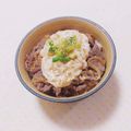 まあまま☆0403's cooksnap of when they made 甘辛牛肉のとろろ丼.