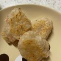 acomomo's cooksnap of when they made お刺身残りで★イカと海老のふわふわ団子.