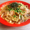 のんべぇヒロ's cooksnap of when they made 麺つゆで簡単！コク旨♡和風スープパスタ.
