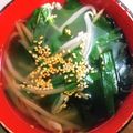 コロタイママ's cooksnap of when they made 焼肉ザパンチで簡単に！おいしいスープ♡.