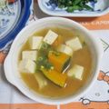 mmameco's cooksnap of when they made カボチャと豆腐のお味噌汁(^○^).