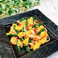 Satoco❋'s cooksnap of when they made 簡単！冷凍インゲンのいり卵.