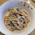 ふくのすけの母ちゃん's cooksnap of when they made 蓮根とひじきの＊胡麻サラダ.