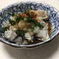 明日の風☆'s cooksnap of when they made 牡蠣のおろしぽん酢和え.