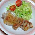 ちかﾁｬﾝ☆'s cooksnap of when they made ふっくらジューシー!!ねぎ塩チキン＊.