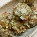 AnnzuAme's cooksnap of when they made 蓮根と桜えび✿団子.