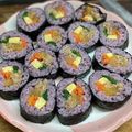 ちゃーん♪'s cooksnap of when they made 古代米（黒米）の巻き寿司.