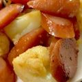 MULA's cooksnap of when they made ｢ｶﾘﾌﾗﾜｰとｳｲﾝﾅｰのｶﾚｰ炒め｣.