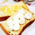 ふうはっちゃん's cooksnap of when they made ホイップクリームトースト♪.