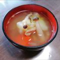 ponyo235's cooksnap of when they made 鮭の頭で北海道の郷土料理☆三平汁.
