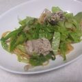 きらり流れ星's cooksnap of when they made 野菜たっぷり塩焼きそば風ペペロンチーノ.